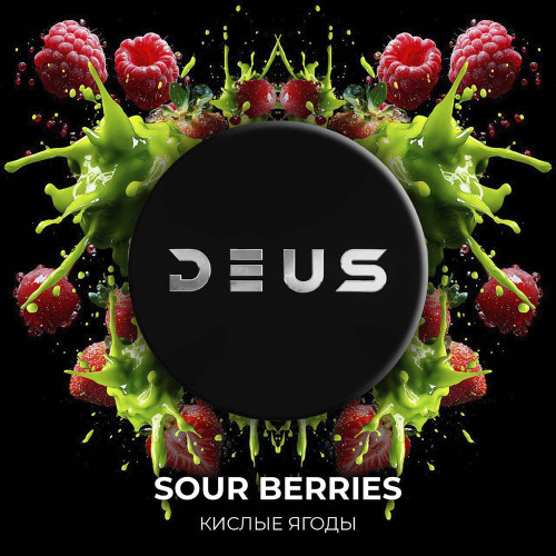 Табак Deus 30г - Sour Berries (Кислая малина Клубника Черешня)
