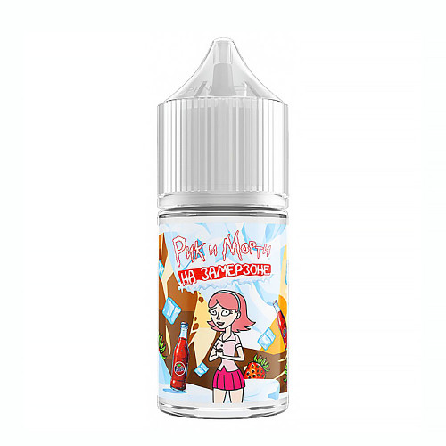 Жидкость Rick & Morty Strong На замерзоне - Strawberry Fanta (Клубничная Фанта) 30мл 20мг