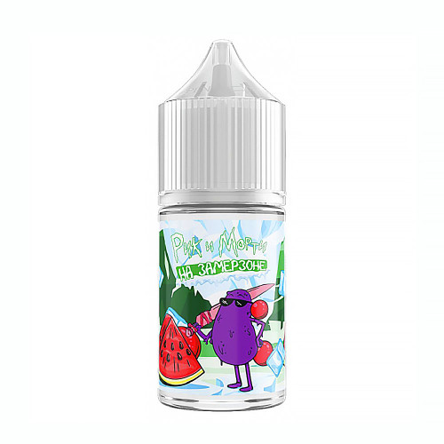 Жидкость Rick & Morty Strong На замерзоне - Watermelon Gum (Арбузная Жвачка) 30мл 20мг