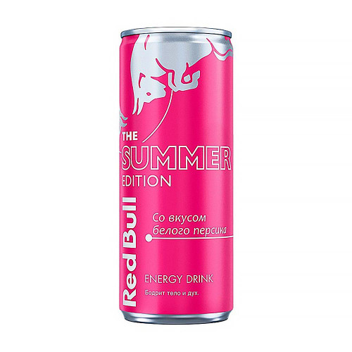 Энергетический напиток Red Bull -  The Summer Edition (Белый Персик) 250мл