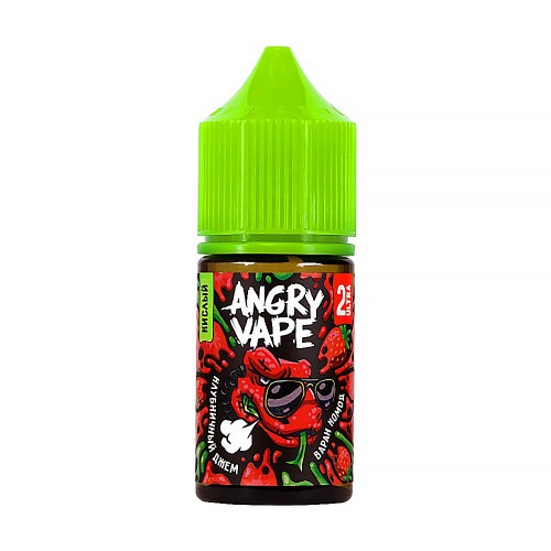 Жидкость Angry Vape Ultra - Варан Комод (Кислый клубничный джем) 30мл 20мг