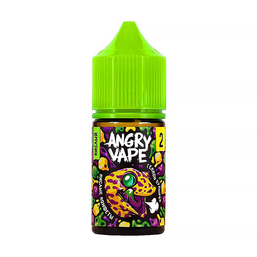Жидкость Angry Vape Ultra - Геккон Пупырка (Кислые конфеты) 30мл 20мг