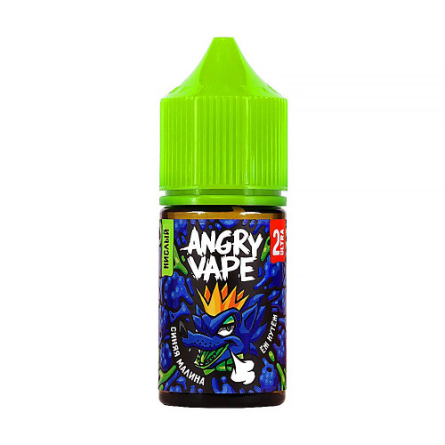 Жидкость Angry Vape Ultra - Еж Кутеж (Синяя малина) 30мл 20мг