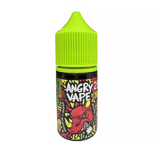 Жидкость Angry Vape Ultra - Носорог Лютый (Кислый ананас с яблоком) 30мл 20мг