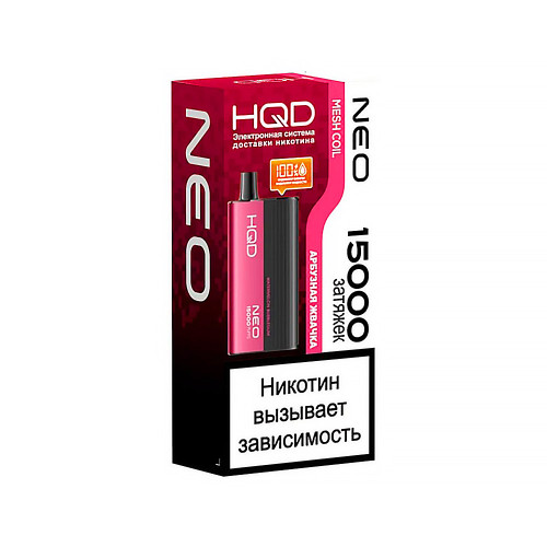 Электронная сигарета HQD NEO 15000 затяжек - Арбузная жвачка (Watermelon bubblegum)