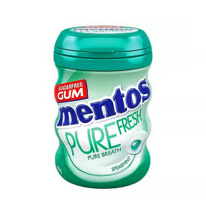 Жевательная резинка Mentos - Pure Fresh Spearmint (Мята) банка 60г
