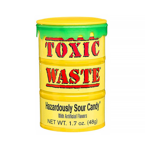 Леденцы Toxic Waste - Hazardously Sour Candy 42г
