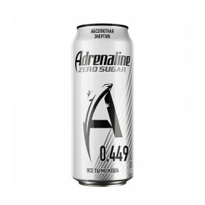 Энергетический напиток Adrenaline Rush - Silver Energy (Без сахара) 449мл