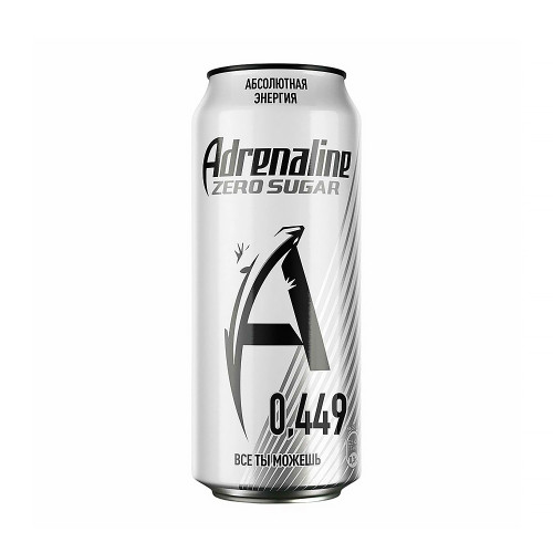 Энергетический напиток Adrenaline Rush - Silver Energy (Без сахара) 449мл