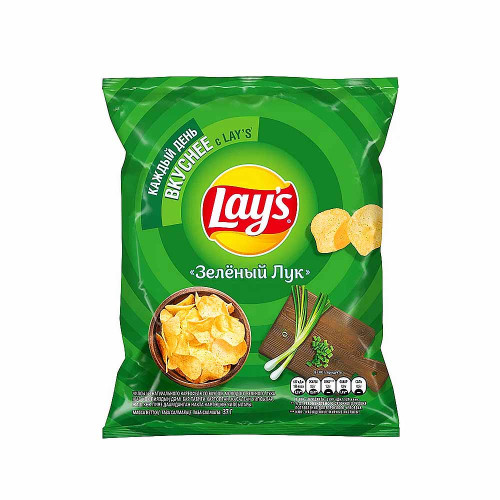 Чипсы Lay s - Зеленый лук 140г