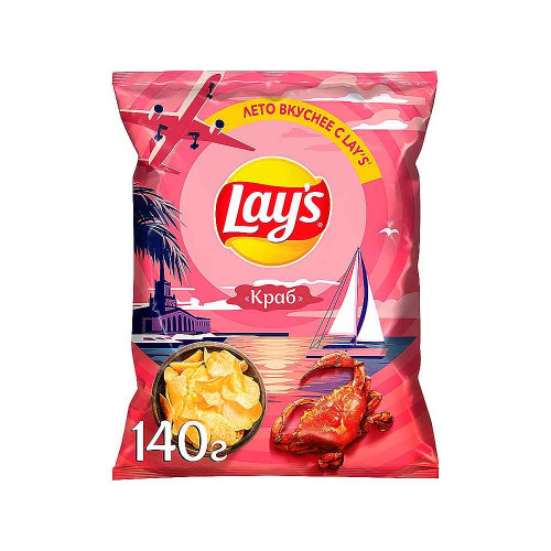 Чипсы Lay s - Краб 140г