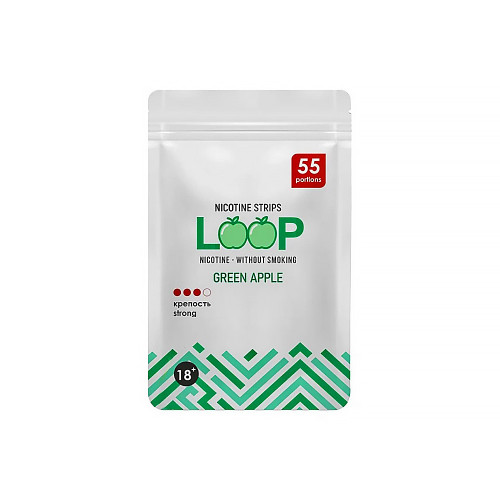 Пластинки Loop - GREEN APPLE (Яблоко)