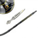 Кальян Seven Star - E-78S Black - Gold 60см (Полный комплект)