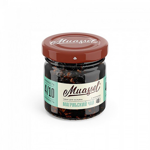 Табак Muassel Medium 40г - Магрибский чай (Зеленый чай Мята)
