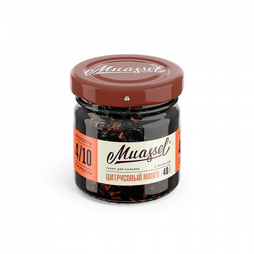 Табак Muassel Medium 40г - Цитрусовый манго (Манго Лимон Апельсин)