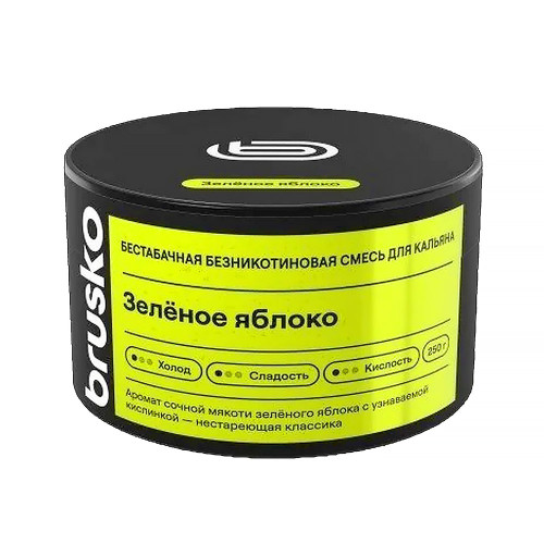 Смесь BRUSKO MEDIUM 250г - Зеленое яблоко