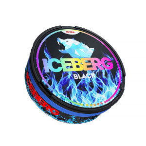 Табак жевательный ICEBERG ultra - Black (Жвачка тутти-фрутти) 13г