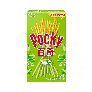 Бисквитные палочки Glico Pocky - Со вкусом зеленого чая 50г