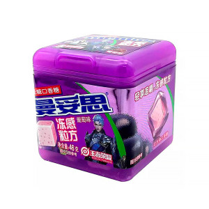 Жевательная резинка Mentos - Frozen Granules Sugar Free Grape (Виноград с морозными гранулами) (Без сахара) 46г
