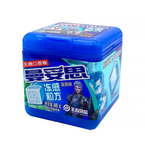 Жевательная резинка Mentos - Frozen Granules Sugar Free Mint (Мята с холодными гранулами) (Без сахара) 46г