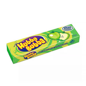 Жевательная резинка Wrigley s Hubba Bubba - Atomic Apple (Яблоко) 35г