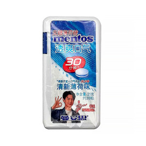 Конфеты Mentos - Breathes Fresh for 30 minutes Mint (Мята) 21г
