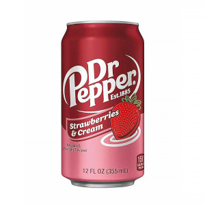 Напиток газ. Dr. Pepper - Strawberries Cream (Клубника Крем) (Америка) 355мл