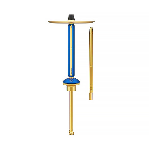 Кальян Alpha Hookah - Echo Gold (Sapphire Blue) 48см (Без колбы)