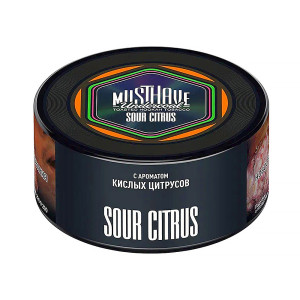 Табак Must Have 125г - Кислые цитрусы (Sour Citrus)
