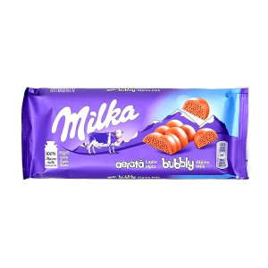 Шоколад Milka - Bubbly Alpine Milk (Пористый) 90г