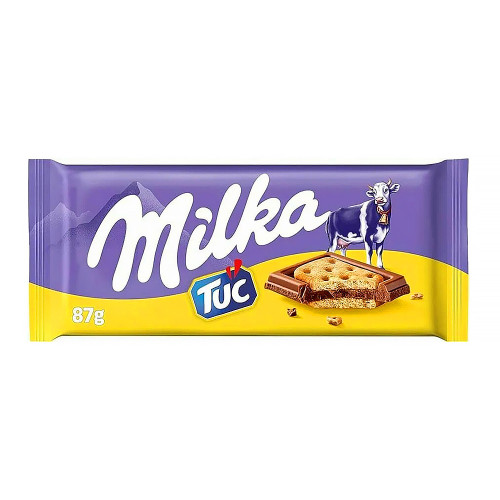 Шоколад Milka - TUC (Соленый крекер) 87г