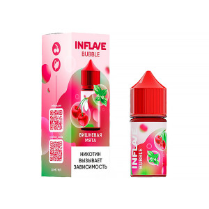 Жидкость Inflave Mint Bubble - Вишневая мята 30мл 20мг