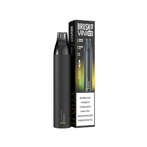 Электронная сигарета BRUSKO VINI 22800 затяжек - Банан МРК
