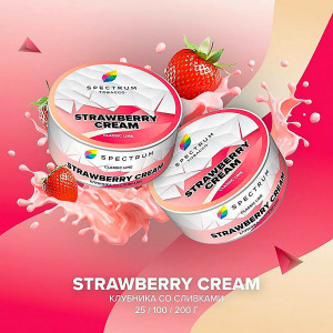 Табак Spectrum Classic line 100г - Strawberry Cream (Клубника со сливками)
