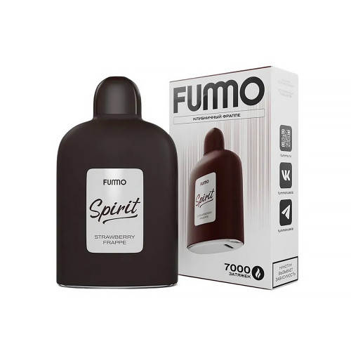 Электронная сигарета FUMMO SPIRIT 7000 затяжек - Клубничный фраппе