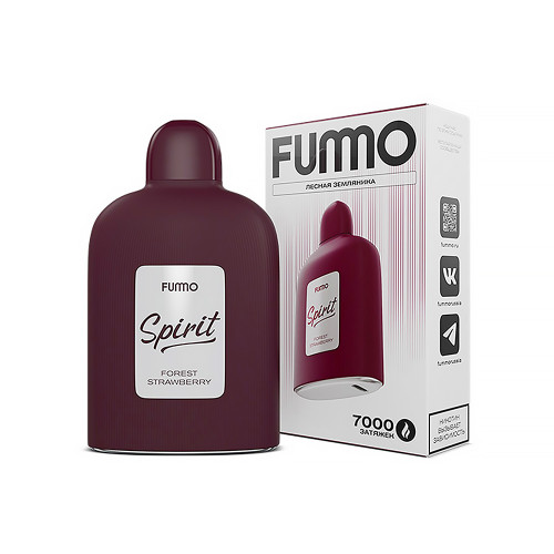 Электронная сигарета FUMMO SPIRIT 7000 затяжек - Лесная земляника