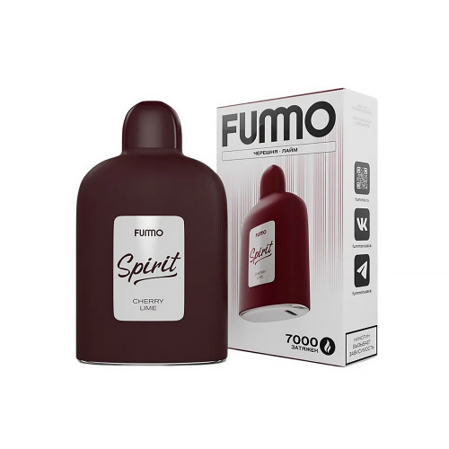 Электронная сигарета FUMMO SPIRIT 7000 затяжек - Черешня Лайм