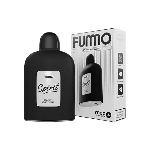 Электронная сигарета FUMMO SPIRIT 7000 затяжек - Черная смородина