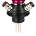 Кальян Mamay Customs - Coilover Big Base Черно-розовый 63см (Без колбы и шланга)