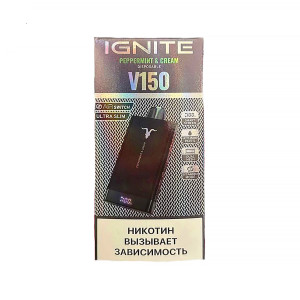 Электронная сигарета IGNITE V150 15000 - Перечная мята Крем