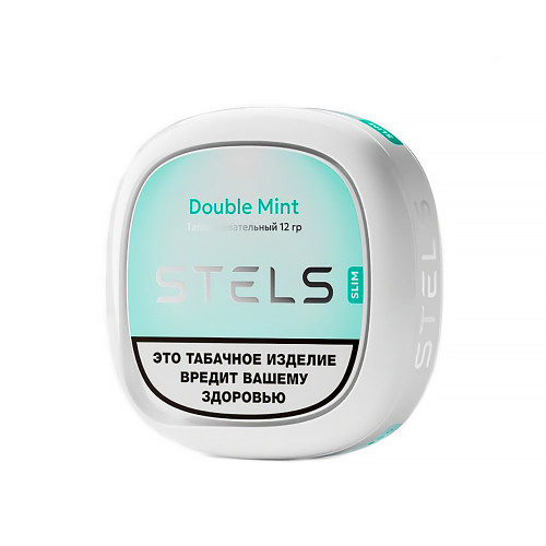 Табак жевательный Stels - Double Mint Slim (Двойная мята) 12г