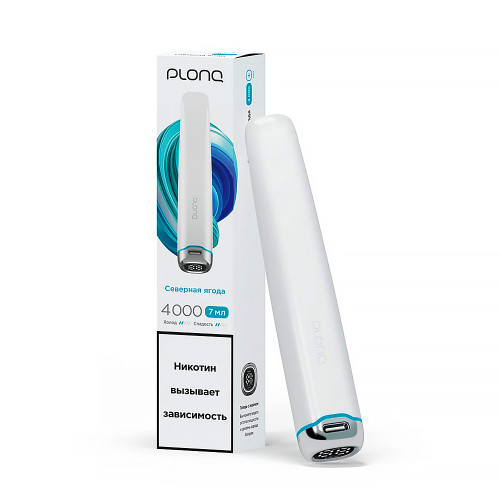Электронная сигарета PLONQ PLUS PRO 4000 затяжек - Северная Ягода