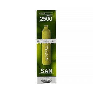 Электронная сигарета QAMI SAN 2500 - Хайзенберг (Мята Трава Анис)