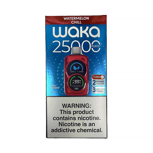 Электронная сигарета WAKA PA 25000 затяжек - Ледяной арбуз