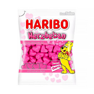 Жевательный мармелад Haribo - Herzbeben (Вишня) 160г