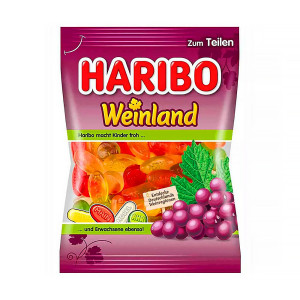 Жевательный мармелад Haribo - Weinland Weingummi (Виноградная долина) 100г