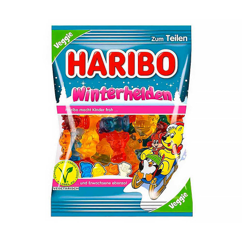 Жевательный мармелад Haribo - Winterhelden Veggie (Зимние герои) 175г