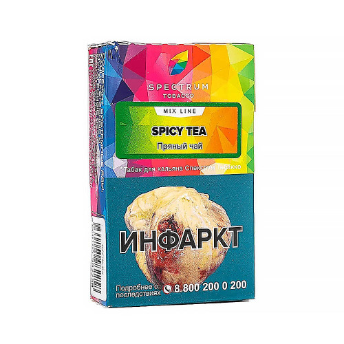 Табак Spectrum Mix Line 40г - Spicy tea (Пряный чай)