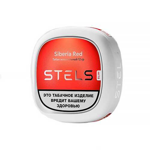 Табак жевательный Stels - Siberia Red Slim (Перечная мята) 12г