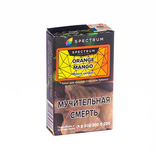 Табак Spectrum HARD Line 40г - Orage Mango (Манго Цитрус)